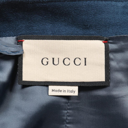 Gucci Skirt 687884 Lamb Suede Green 40