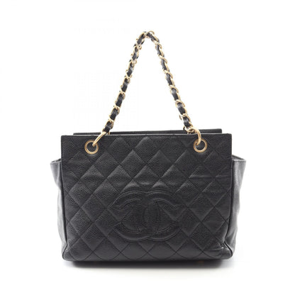 Chanel Black Matelasse Handbag Calfskin (cowhide)