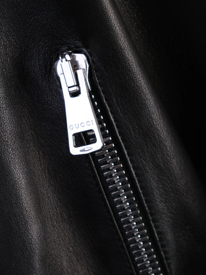 Gucci WomenÕs Black Wool Jacket XXS with Red and Green Accents