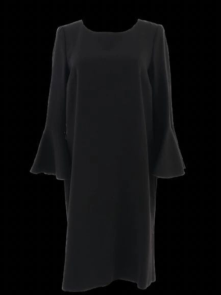 Max Mara Black Triacetate Dress Size S - Excellent Condition
