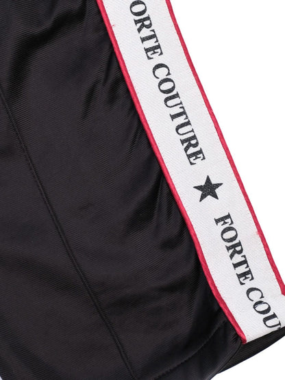 Excellent Forte Couture Black Zip-Up Jacket Size M,S