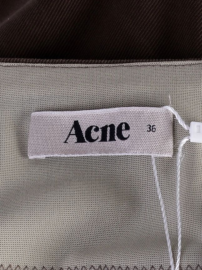 Excellent Acne Studios Green Skirt Size S Textured Elastane