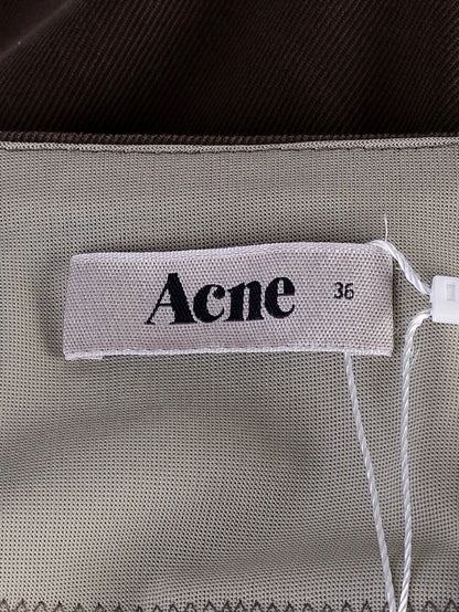 Excellent Acne Studios Green Skirt Size S Textured Elastane