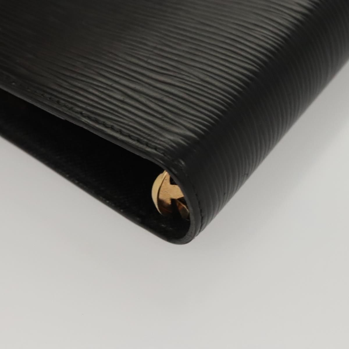 Louis Vuitton Epi Agenda Mm Day Planner Cover Black R 20042 Lv Auth