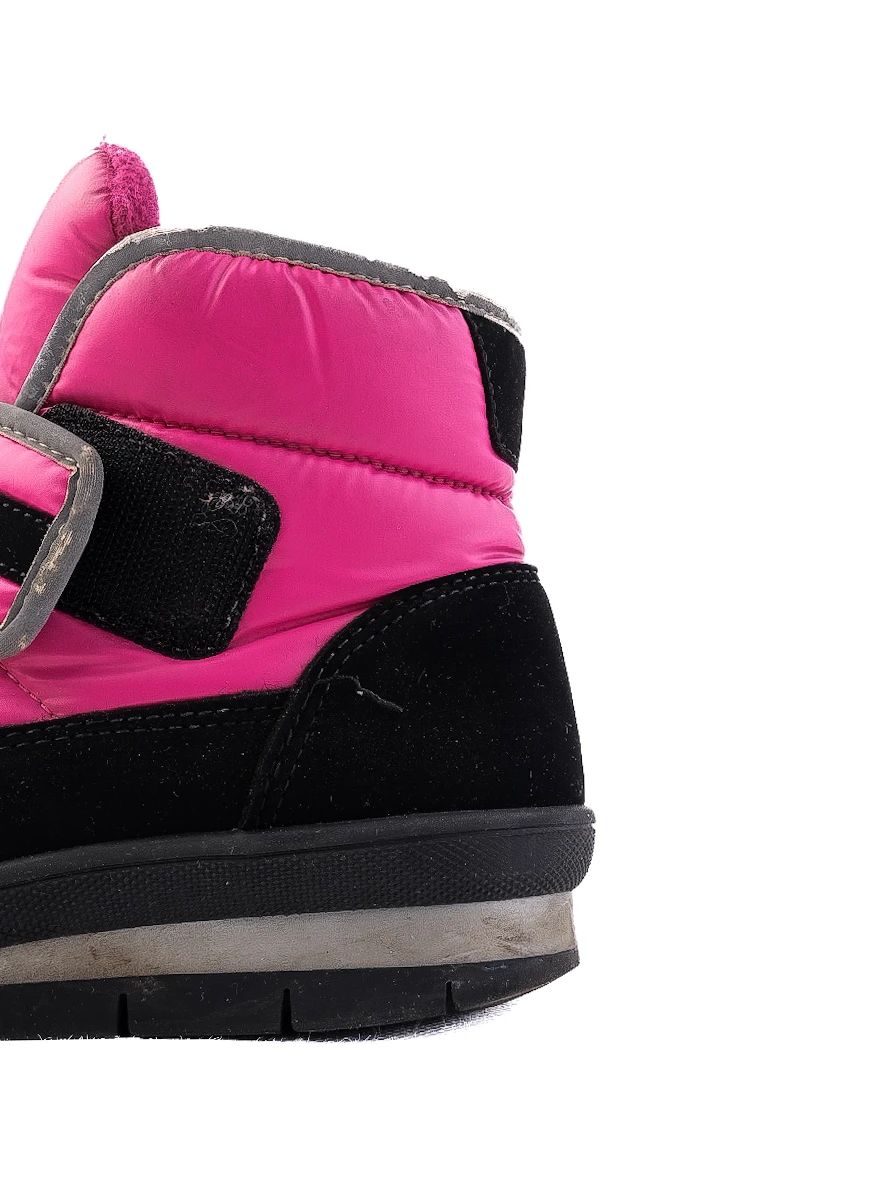 Excellent Jog Dog Pink Textile Winter Boots for Kids, Size 32