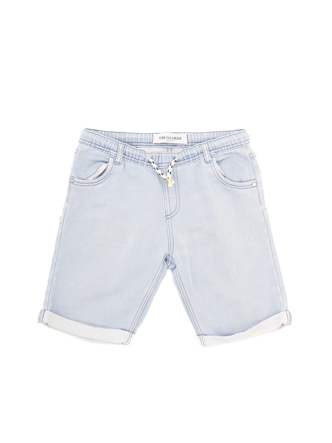 Trussardi Kids Blue Nylon Denim Shorts Size 12 Excellent Condition