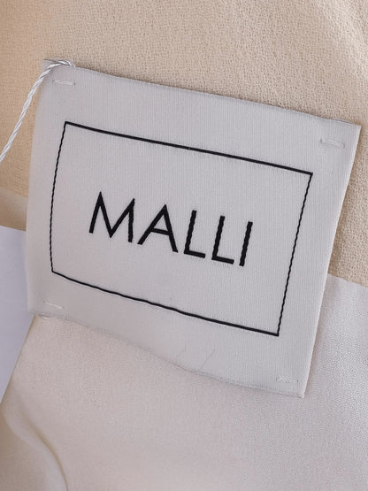 Excellent Malli White Polyester Sleeveless Dress Size N/A