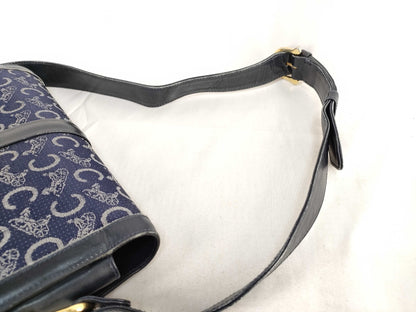 Celine C Saluki Carriage Shoulder Bag