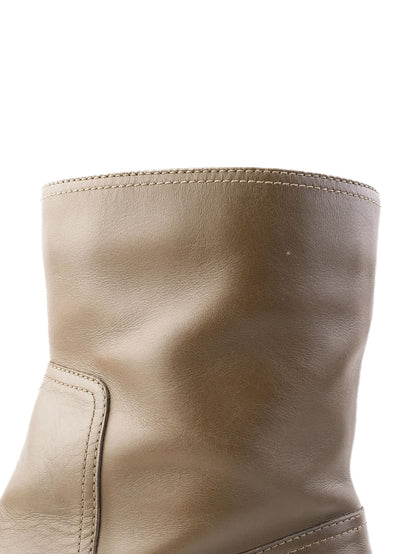 Excellent Sergio Rossi Green Leather Boots Size 37 Women&
