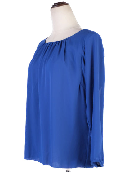 NEW By Malene Birger Blue Blouse Polyester XS with Relaxed Fit