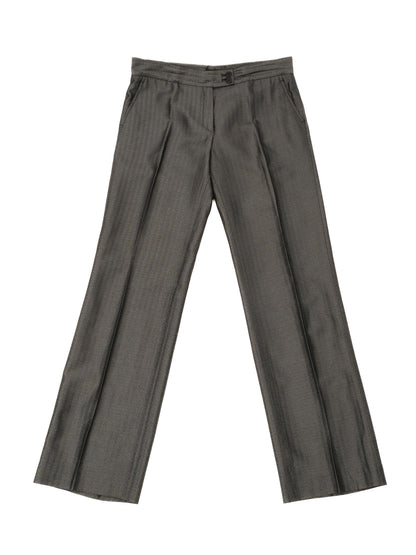 Excellent Carlo Pignatelli Gray Wool Blazer Size L Women&