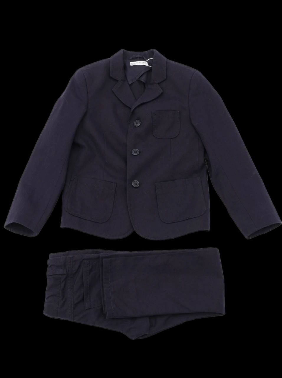 Excellent Navy Blue Suit for Kids - Jacket &amp; Pants Set