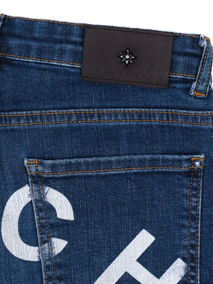 Excellent Richmond Blue Jeans for Kids Size 12 Cotton Natural
