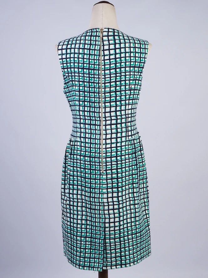 Excellent Kate Spade Green Sleeveless Dress XL Nylon
