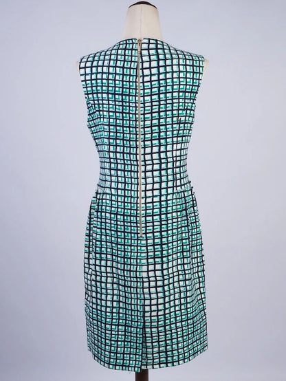 Excellent Kate Spade Green Sleeveless Dress XL Nylon