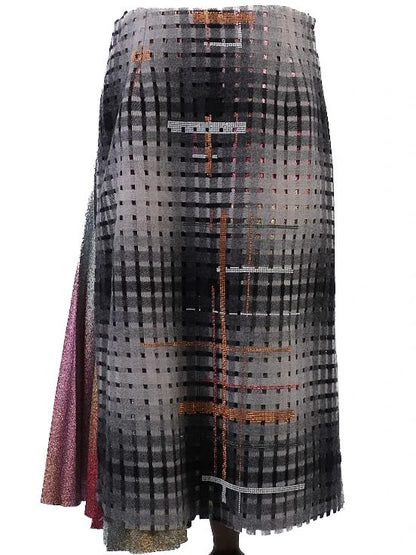 Excellent Marco de Vincenzo Checked Skirt Combined Colors Polyester Women