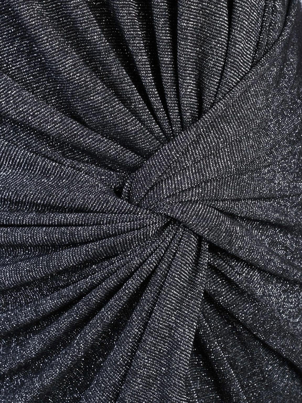 Excellent Ted Baker Gray Long-Sleeved Knee-Length Dress XS