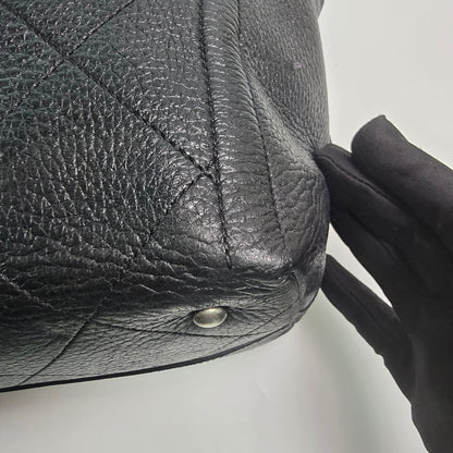 Chanel Turn-around Ligne Black Deerskin