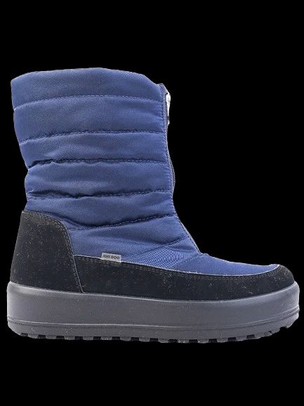 Excellent Jog Dog Blue Quilted Winter Boots Size 40 with Zip Closure