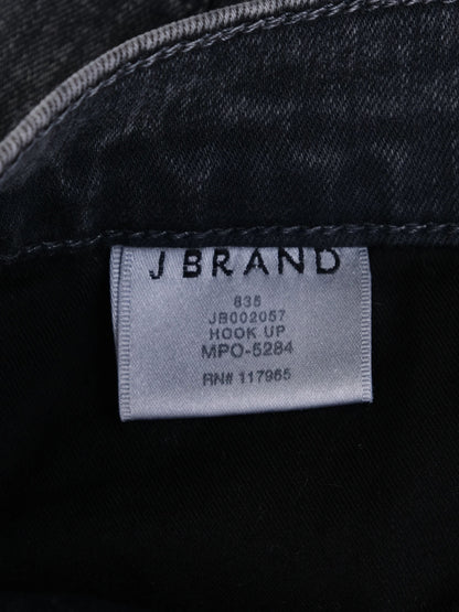 Excellent J Brand Gray Denim Jeans Size S Distressed Look