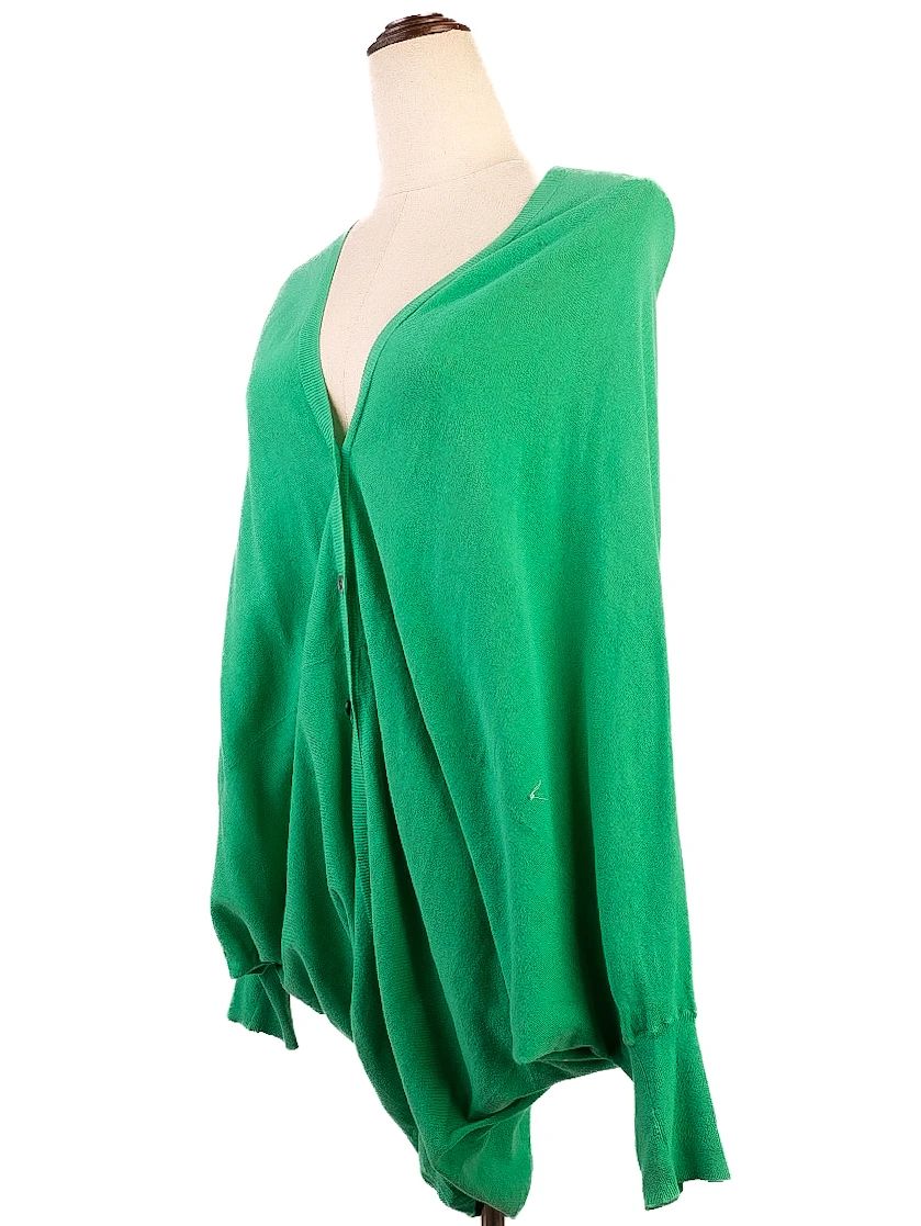 Excellent Paul&amp;Joe Green Cotton Oversized Cardigan Size M