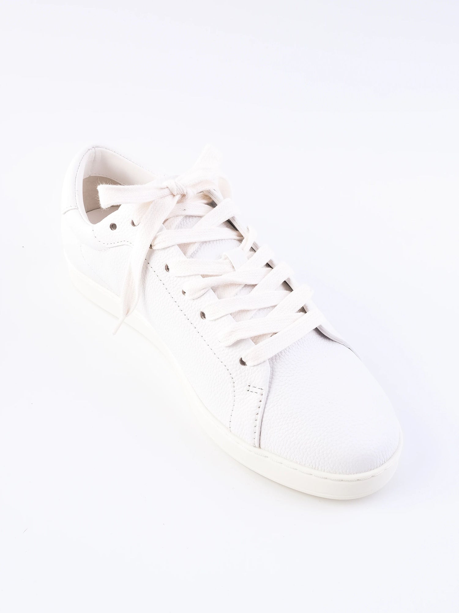 NEW Jimmy Choo White Leather Sneakers Size 38.5 Women