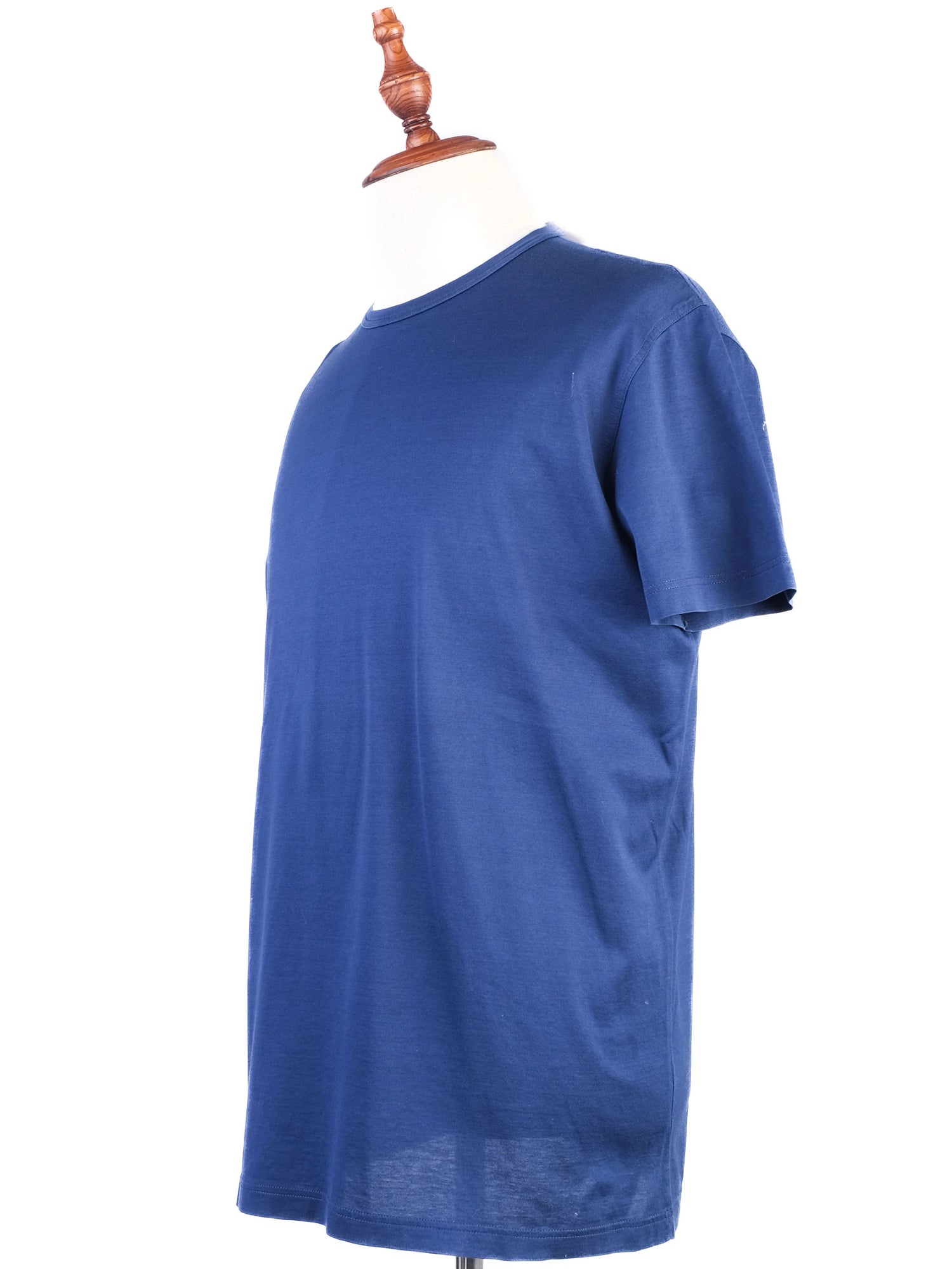 Excellent Gran Sasso Blue Cotton T-Shirt Size XL Men Made in Italy