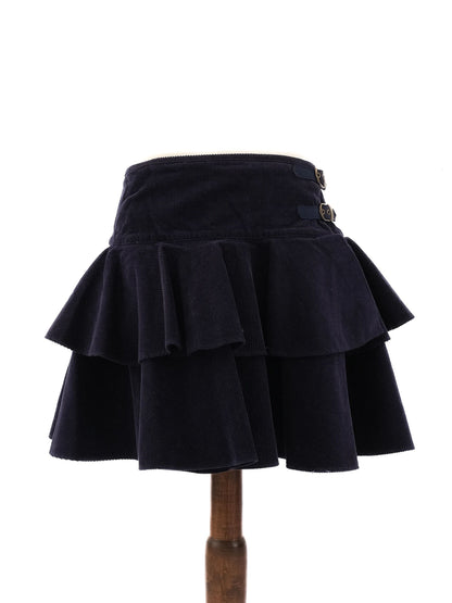 Perfect Ralph Lauren Blue Tiered Mini Skirt Size 14 for Kids