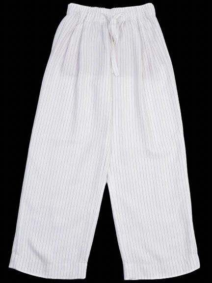 Excellent Vince White Pinstriped Pants XS Viscose Casual Wear