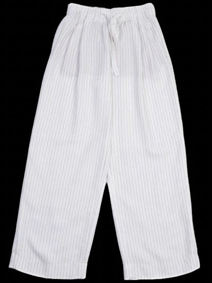 Excellent Vince White Pinstriped Pants XS Viscose Casual Wear