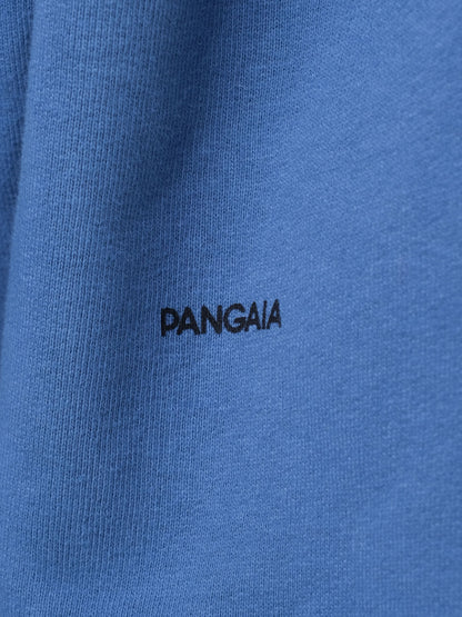 Good Pangaia Blue Cotton Hoodie with Front Pocket Size S