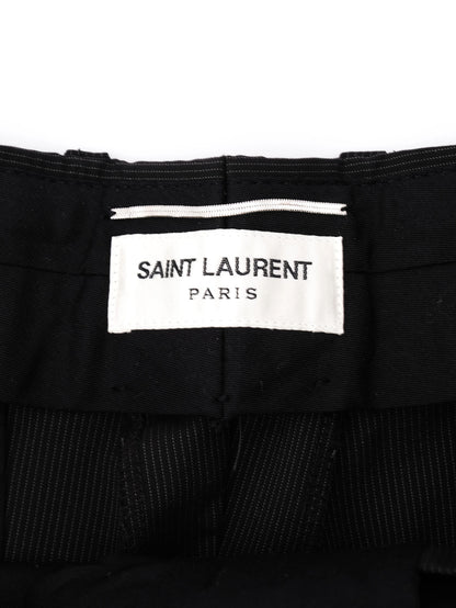 Perfect Saint Laurent Black Wool Blazer Size XL for Men