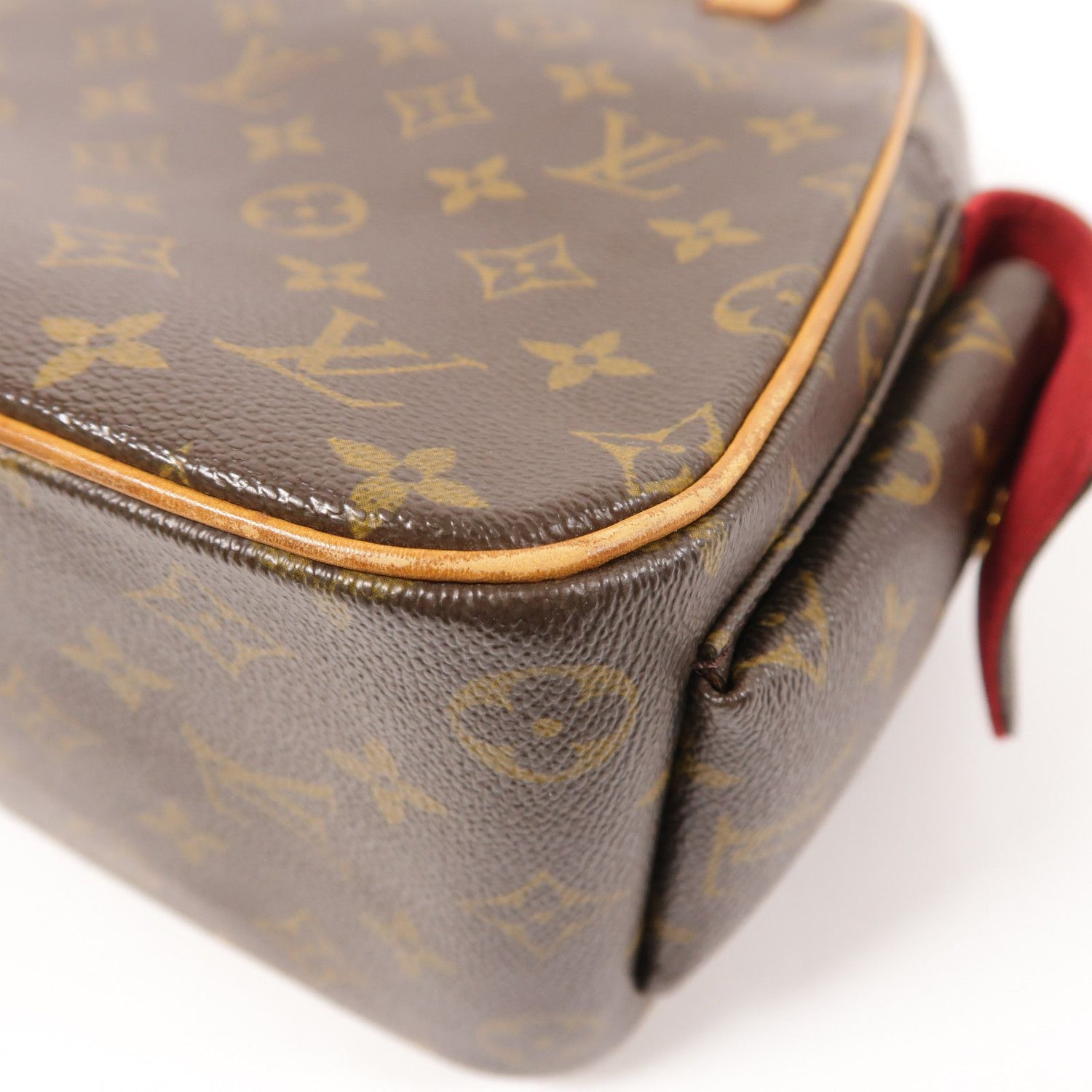 Louis Vuitton Monogram Excentri-cite Kinsaku Hand-turned Bag Palm Color Brown Handbag M 51161
