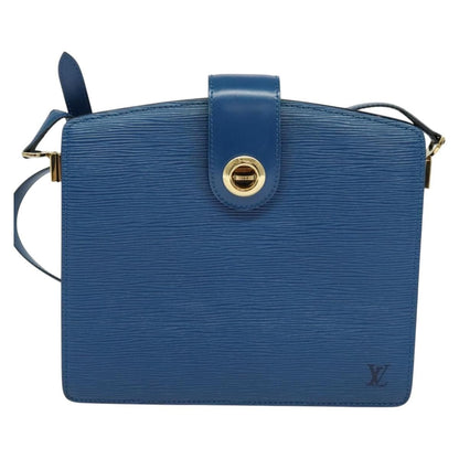 Louis Vuitton Epi Capuchin Shoulder Bag Blue M 52345 Lv Auth