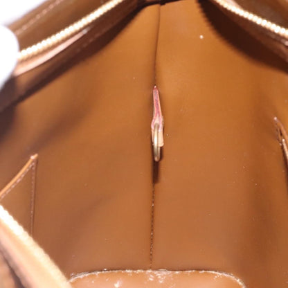 Louis Vuitton Vernis Houston Hand Bag Bronze M 91122 Lv Auth