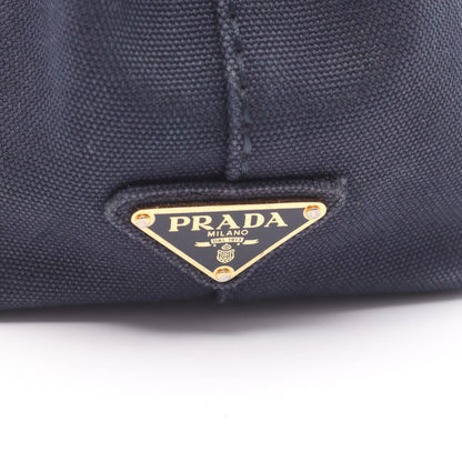 Prada Canapa Canapa Tote Bag Navy Canvas 1bg 439