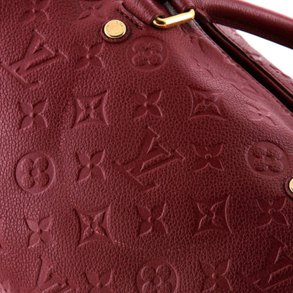 Louis Vuitton Speedy Bandouliere Bag Monogram Empreinte Leather 25