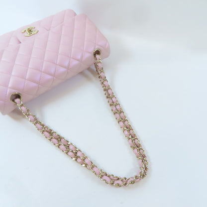 Chanel Caviar Quilted 25 Double Flap Light Pink