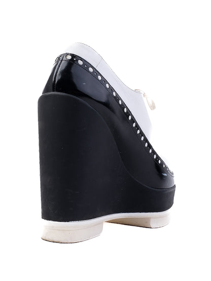 Excellent Robert Clergerie Platform Wedge Shoes Leather Size 36