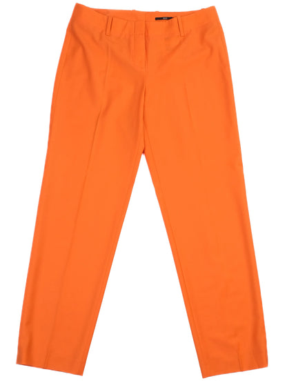 Excellent Hugo Boss Orange Wool Pants Women Size L