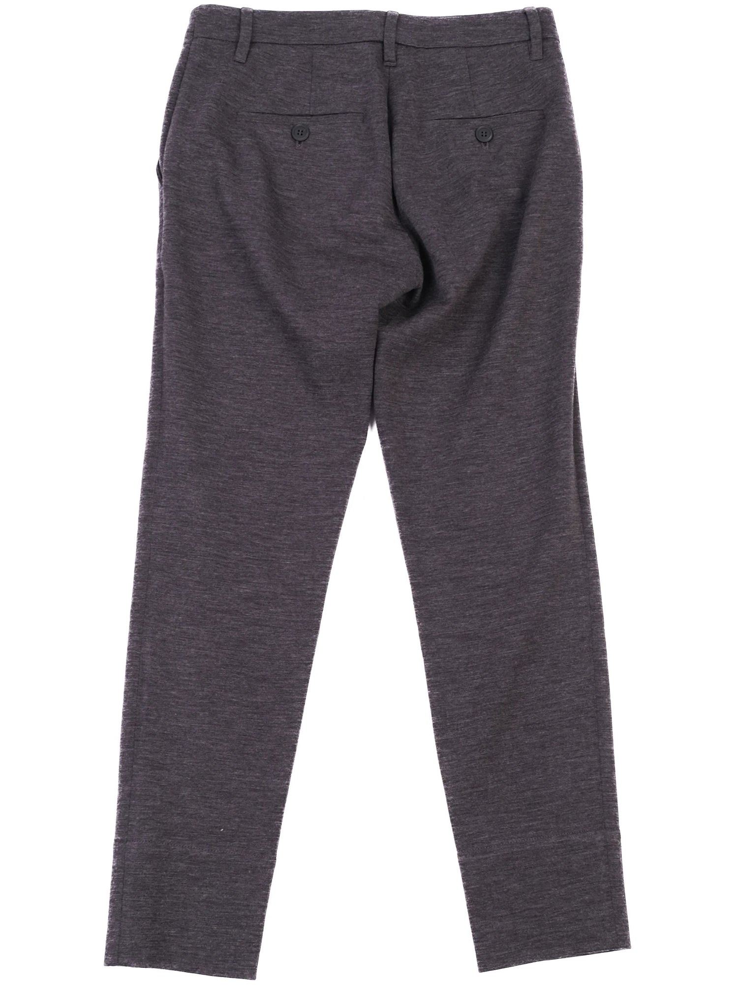 Excellent Brunello Cucinelli Gray Wool Pants Size S Made in Italy