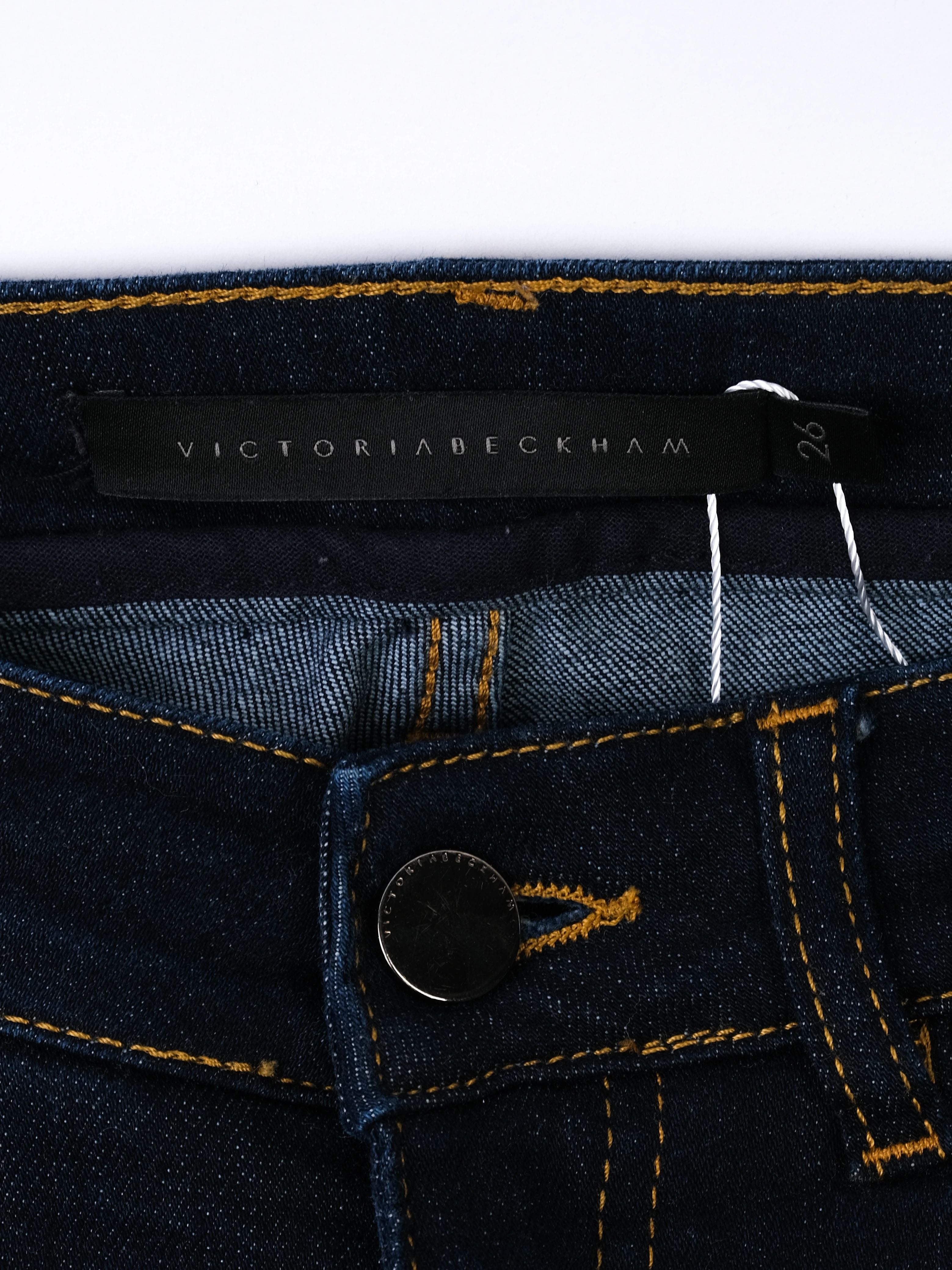 Excellent Victoria Beckham Blue Cotton Dress Size S