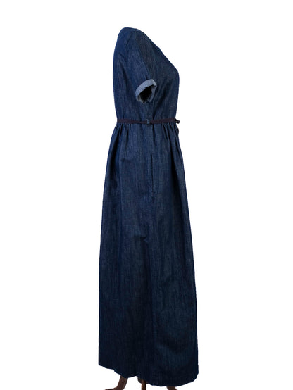 Max Mara Excellent Condition Blue Cotton Denim Dress Size S