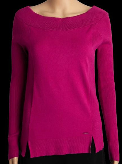 Good Armani Jeans Pink Wool Sweater Long Sleeve Size XXS
