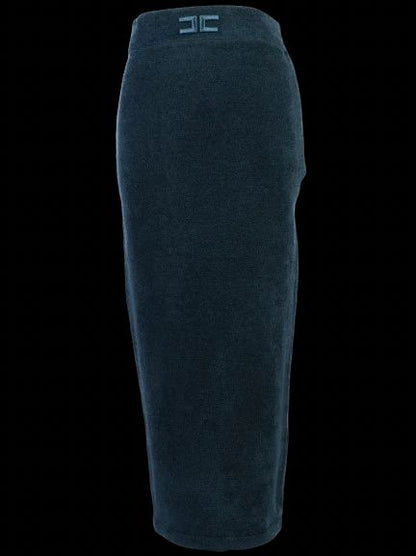 Elisabetta Franchi Green Wool Skirt Size S - Excellent Condition