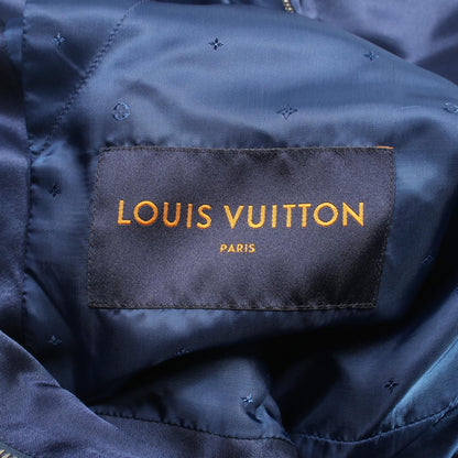 Louis Vuitton Back Logo Embroidered Souvenir Jacket Navy Blouson