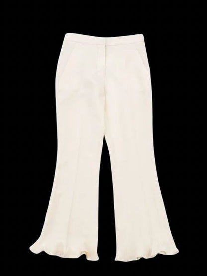 Excellent Stella McCartney Yellow Wool Flared Pants Size XS