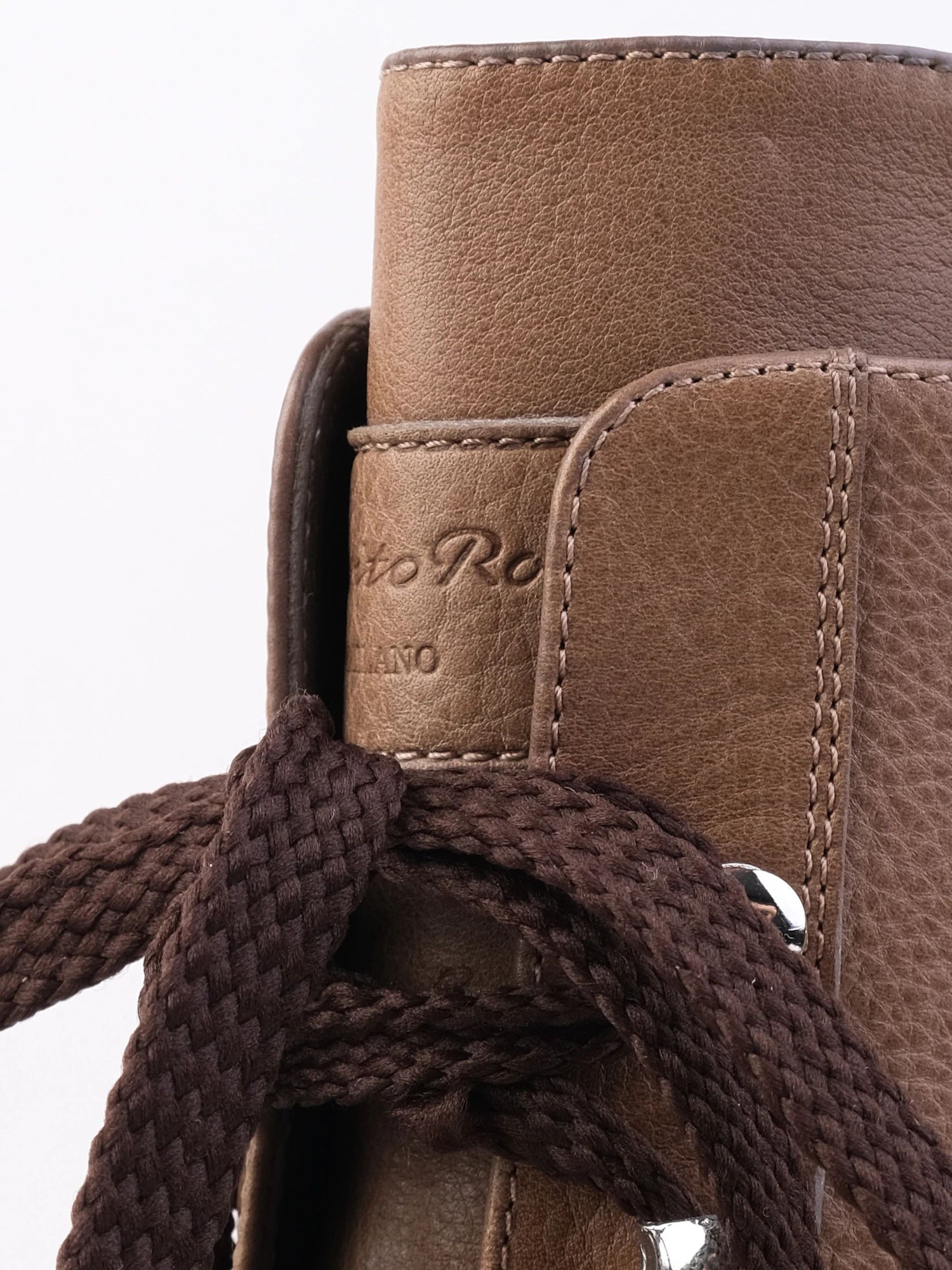 Excellent Gianvito Rossi Gray Leather Ankle Boots Size 38