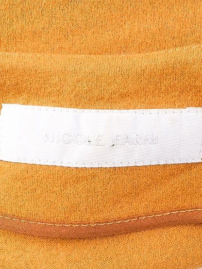 Excellent Nicole Farhi Orange Wool Dress Size S