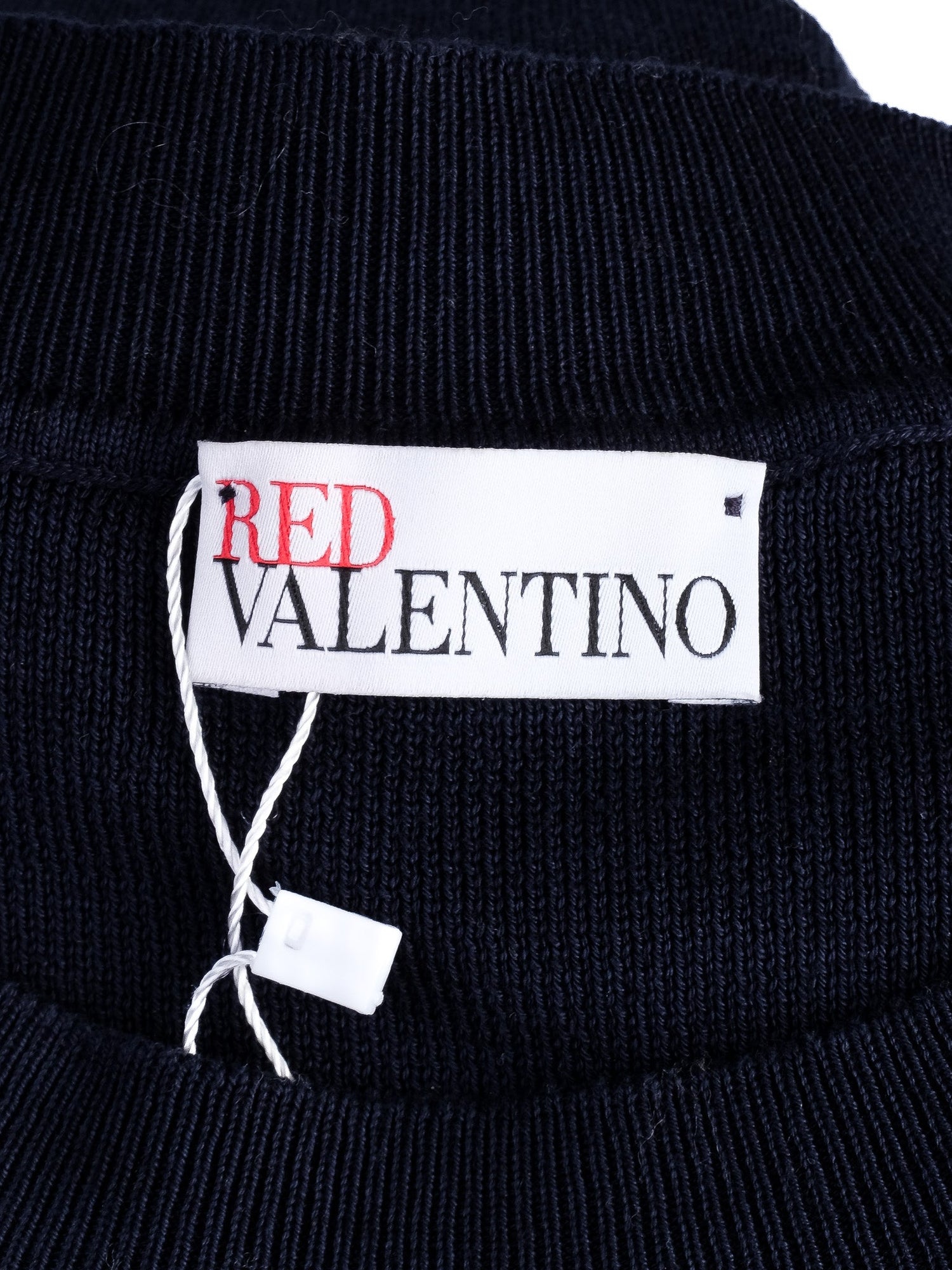 Excellent Red Valentino Sleeveless Top XS Combined Cotton Anchor Design